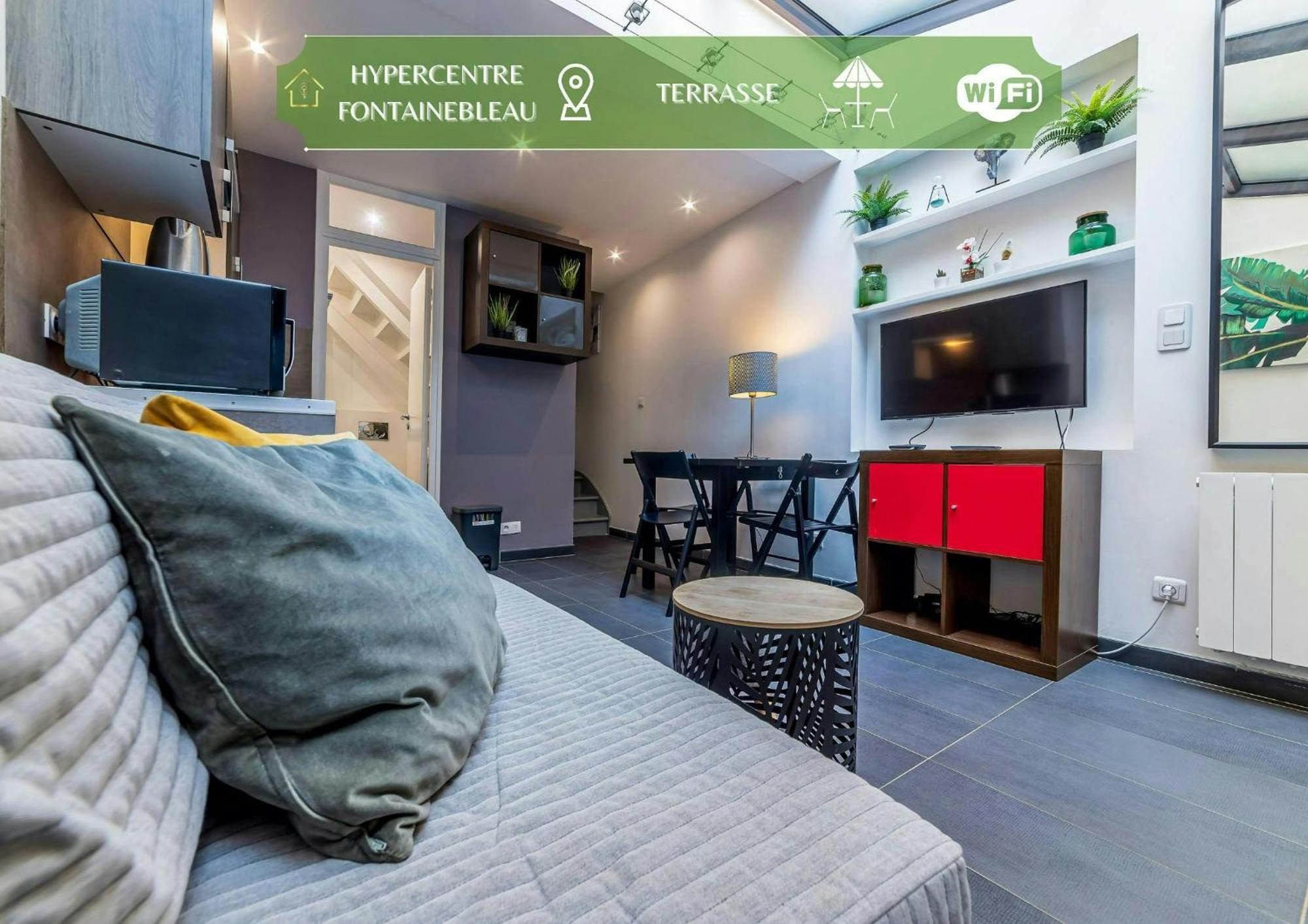 New Hypercenter Apparthotel Sweet Green Fontainebleau Exteriör bild